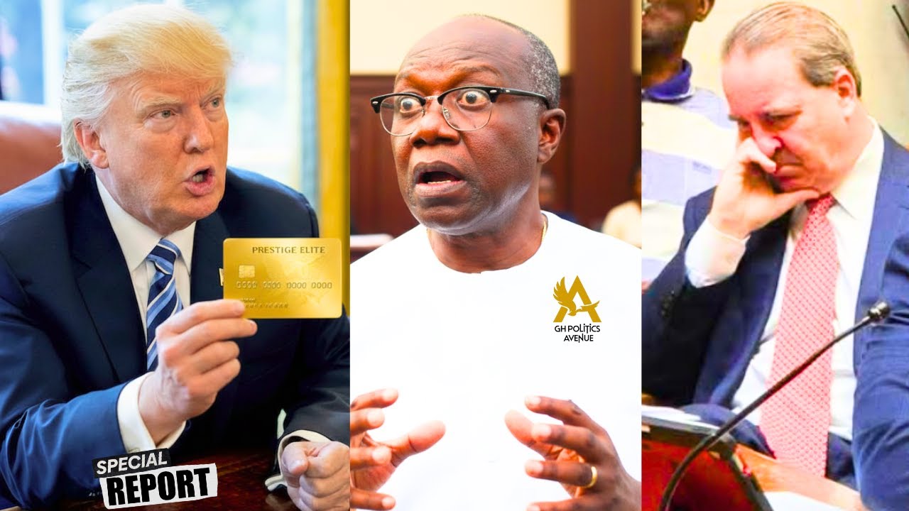 ICE Police Decline Ken Ofori Atta Access To Buy Donald Trump Gold Visa Card For 1Million Dollars