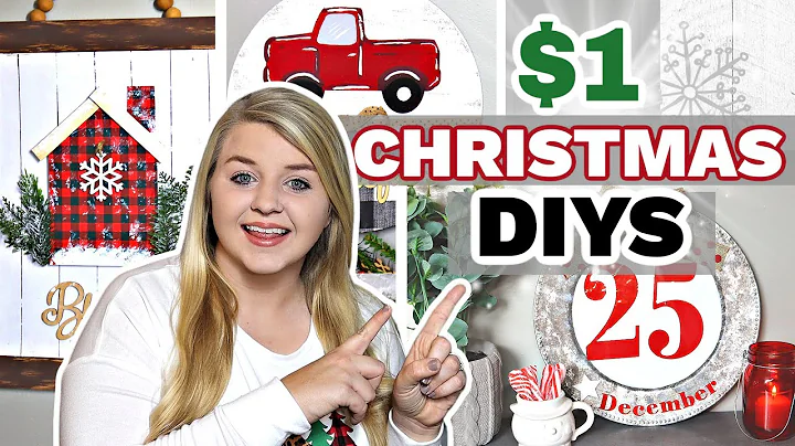 SUPER CHEAP $1 Dollar Tree Christmas DIYS | DIY DOLLAR TREE CHRISTMAS Decor 2020 | Krafts by Katelyn