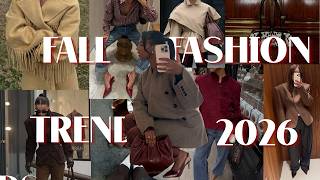 3 FALL FASHION TRENDS 2026 You Need to Try + How  to Style Them