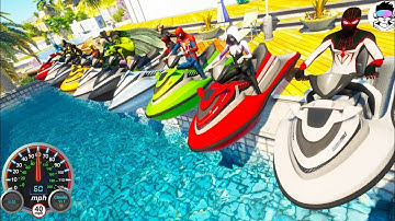 Water Jet Ski Racing 3D - Ski Boat Championship Knockout Game - Android Gameplay