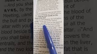 Exodus Shemoth 29:10-18 bynv