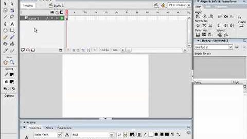 Tutorial Flash 8  Membuat tombol