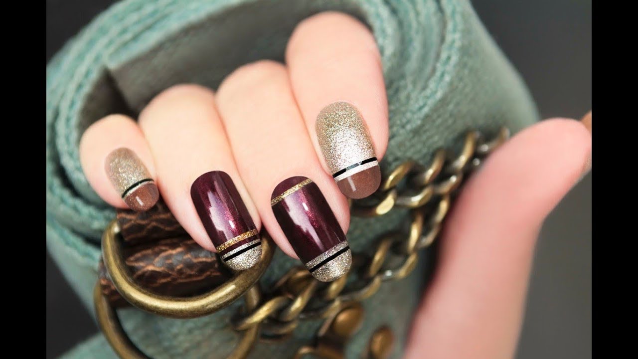 Самый модный маникюр осени   оттенки коричневого - YouTube