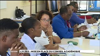 Lycées Mise En Place Du Conseil Académique