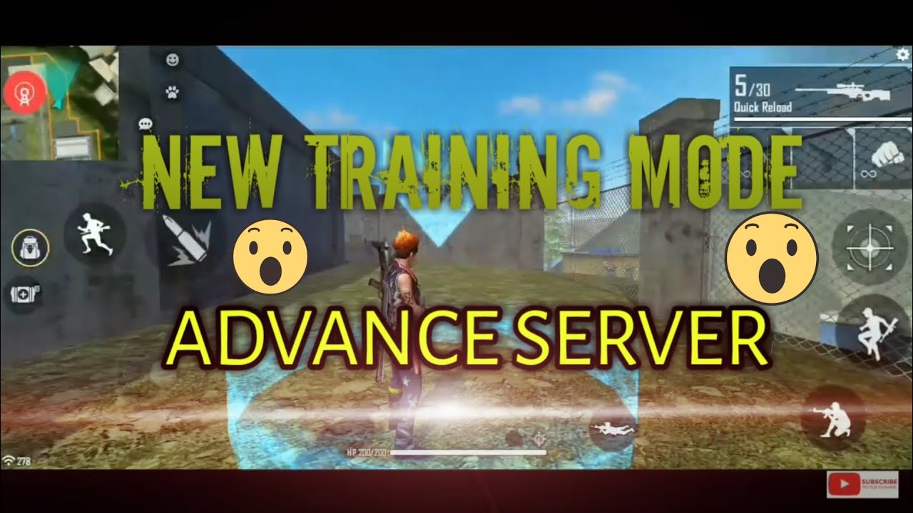 NEW TRAINING MODE  GAMEPLAY |  Advance server link