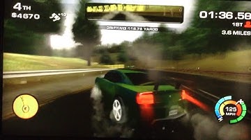 NFS: The Run (Wii) - Challenges - Intermediate - Iron Mountain (Sprint) | Dodge Charger SRT8