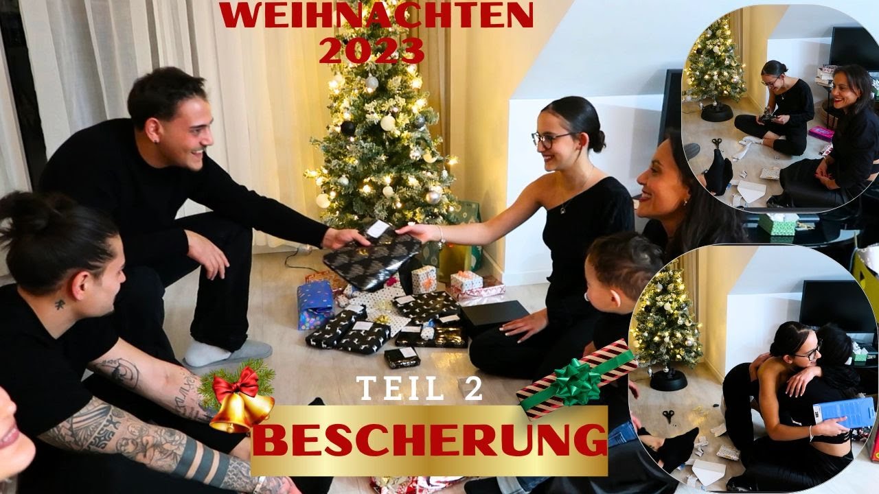 BESCHERUNG WEIHNACHTEN 2023🎄GESCHENKE ÖFFNEN 🎁 HEILIGABEND SPEZIAL Teil 2