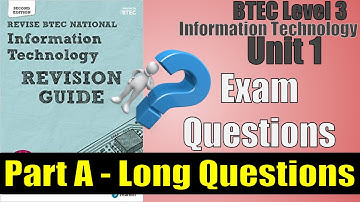 BTEC Level 3 IT - Unit 1 - P37 - Part A Long Questions - Digital Devices
