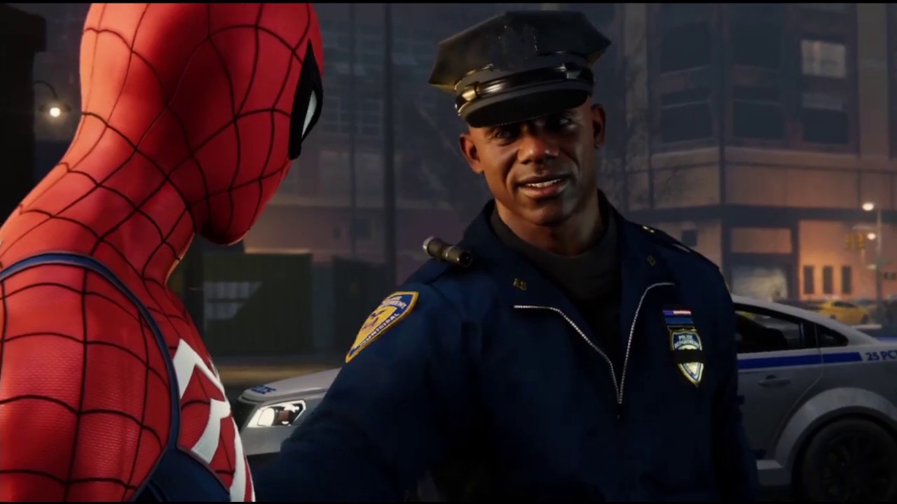 Marvel's Spider-man: Meeting Officer Jefferson Davis - YouTube