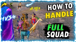 HOW TO HANDLE SOLO VS SQUAD SITUATION 🔥|| TOTAL EXPLAIN || FIREEYES GAMING || GARENA FREE FIRE