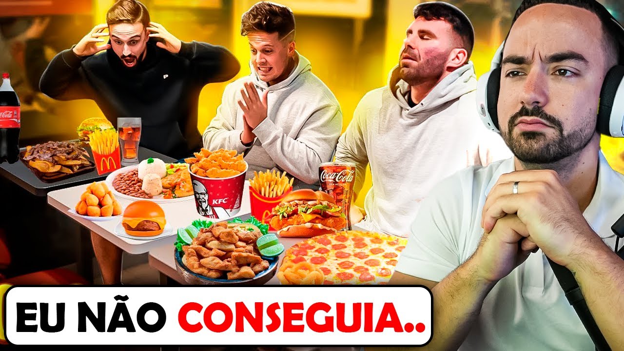 Tiagovski reage a BrunoMota ' DESAFIO DAS 30.000KCALS EM 24H !!! SERÁ QUE CONSEGUI ? '