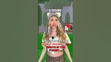 When You Get The “WORST SPAWN” in 99 NIGHTS IN THE FOREST on ROBLOX… 🪨🦌