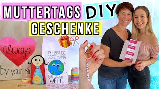 DIY MUTTERTAGS GESCHENKE  🎁 5 Geschenkideen zum Muttertag selbst basteln 2020 - Cali Kessy