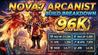 Nova7 ARCANIST 96k Gear Rating : Ragnarok The New World