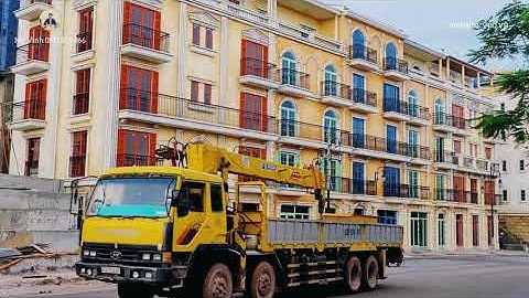 [4K] Cập nhật tiến độ Shophouse The Center T8/2021| Nhà mẫu đường Amalfi