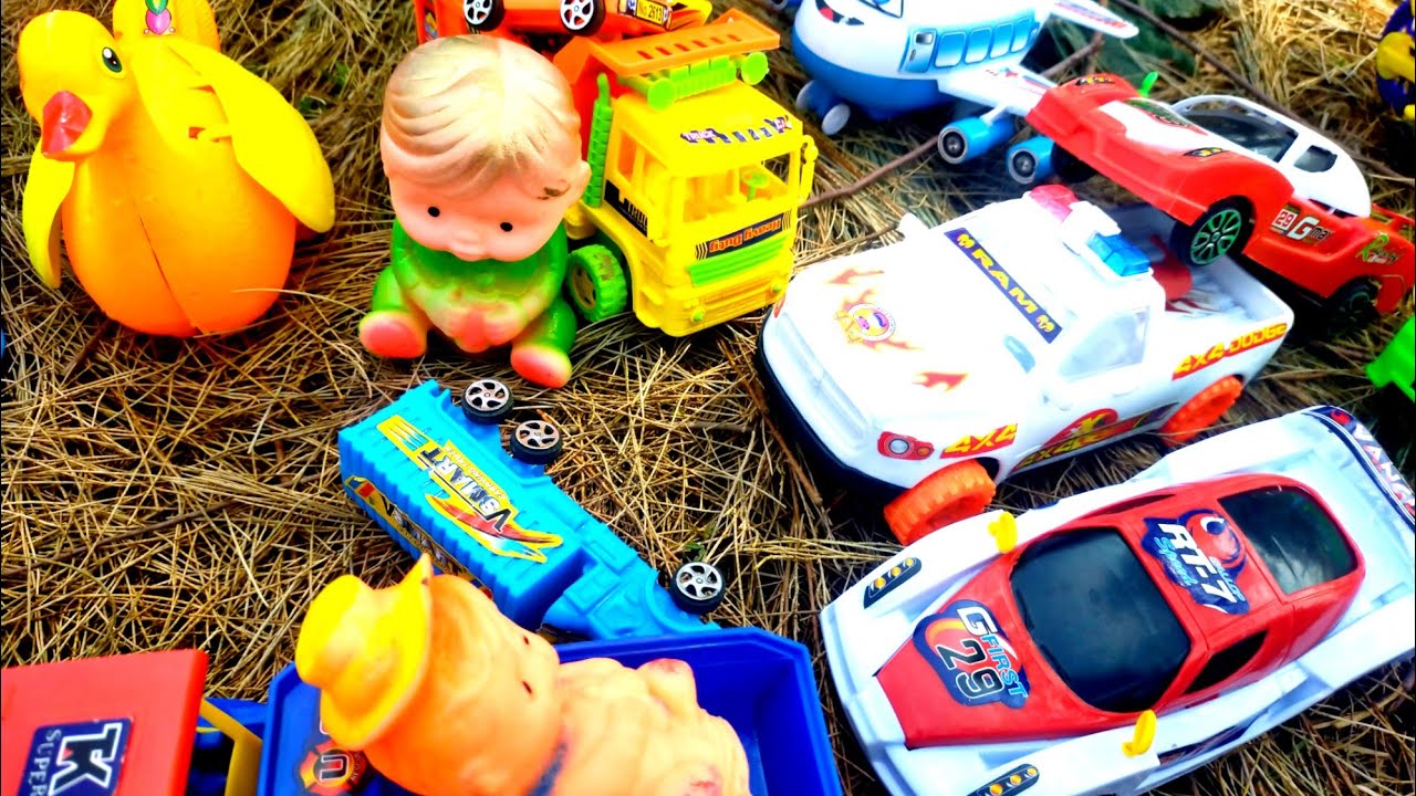 Cartoon Wala car parking bikes helicopter monster excavator tractor