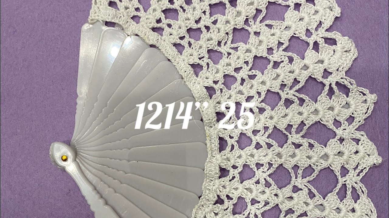 Il ventaglio ad uncinetto