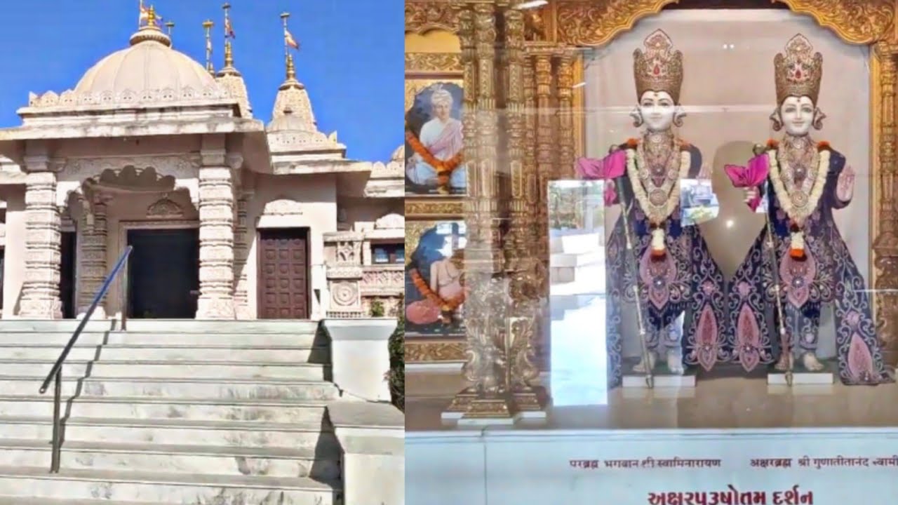 🌸🪻💐🌹🌹સ્વામિનારાયણ ભગવાન મંદિર ચીખલી 🌹💐🪻🌸🌸