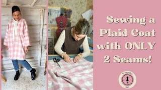 Say Goodbye to Complex Coat Patterns - Sew a Coat with Only 2 Seams!