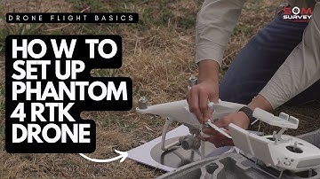 How to Set Up DJI Phantom 4 RTK Drone
