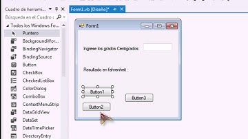Programa para convertir de Grados a farenheit en visual
