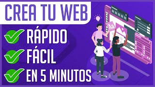 Crea tu página web ¡EN 5 MINUTOS!   alternativa a WordPress  Creador de sitios web de Hostinger