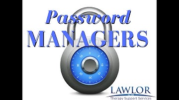 Tuesday Tech Tip #6 - Password Managers