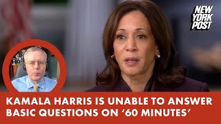 Kamala Harris is unable to answer basic questions on ‘60 Minutes’ Net Worth