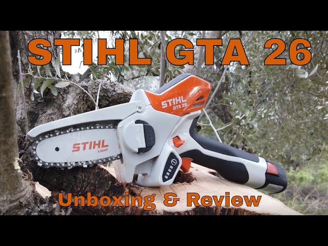 STIHL GTA 26 Garden Pruner Chainsaw - Unboxing 