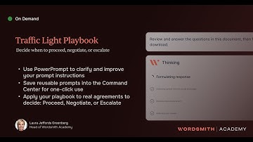 Traffic Light Playbook: How to use your playbook to review agreements with AI