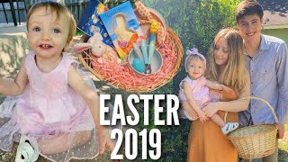 Baby's First Easter Egg Hunt! *adorable* | Teen Mom Vlog