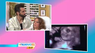 La carita del bebe de Adamari López en vivo | Un Nuevo Día | Telemundo