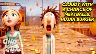 Hujan Burger | Cloudy With a Chance of Meatballs | Cuplikan Film Keluarga | ClipFlix