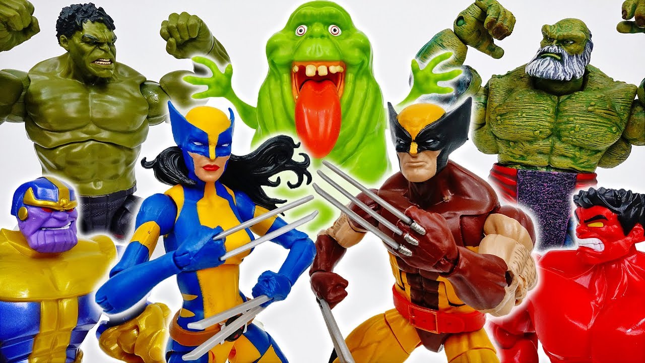 spielzeugregal Wolverine And Female Wolverine, Fight Against Thanos~! - ToyMart TV