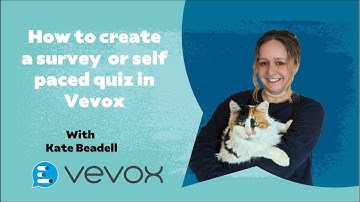 How to create a survey or self paced quiz in Vevox