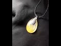 Golden Rutile Quartz Pandant