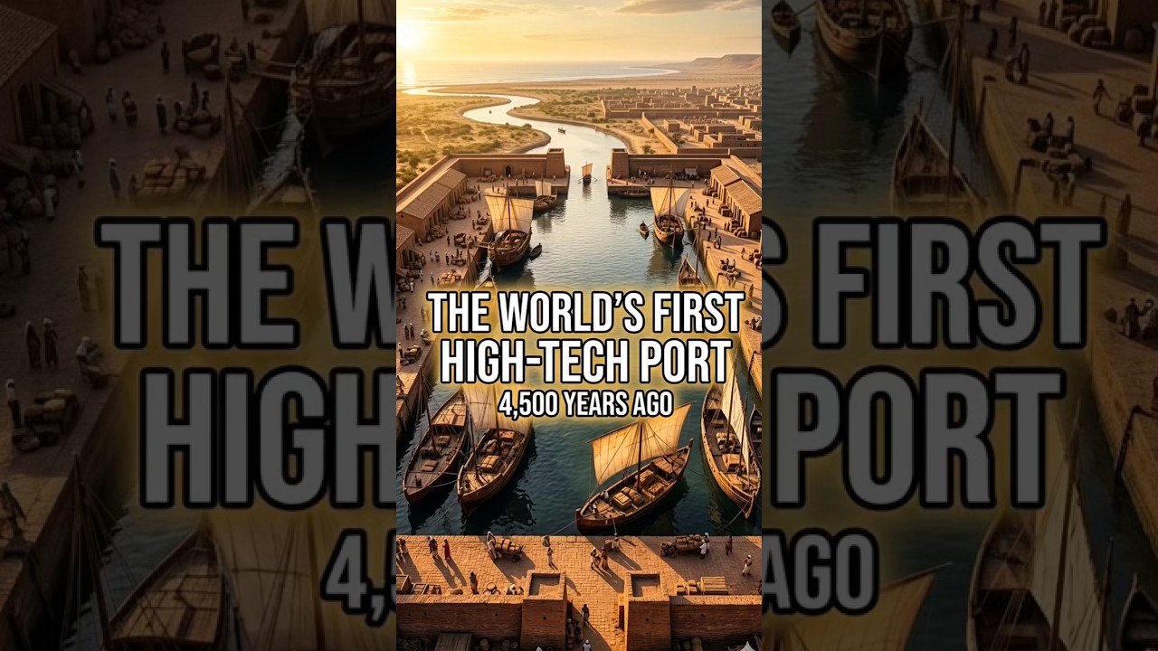 The World's First High-Tech Port Was Built in India 🌊 #ancientindia  #lothal #shorts
