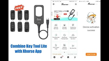 How to Combine XHORSE KEY Tool Lite with Xhorse App obdii365