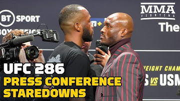 Leon Edwards, Kamaru Usman Face Off Before Trilogy | UFC 286 | MMA Fighting