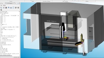Build vericut DMU DMC 1850V siemens840D -Tested by post 3 axis siemens840D Hypermill