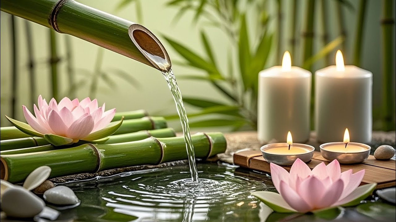 Sleep Naturally with Piano & Bamboo Water
