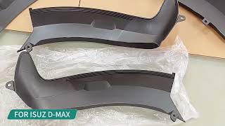 wheel arch fender flares for isuzu dmax 2020 2021