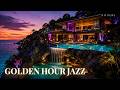 Golden Hour Jazz 🌅 4 Hours Luxury Cliffside Ambience for Sleep & Relaxing