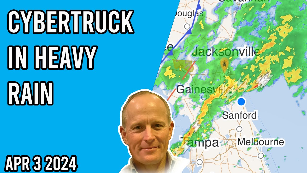 Live Driving a Cybertruck in Heavy Rain Discussion
