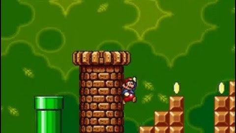 Super Mario Flash Custom Levels:  Mario pros 1-1