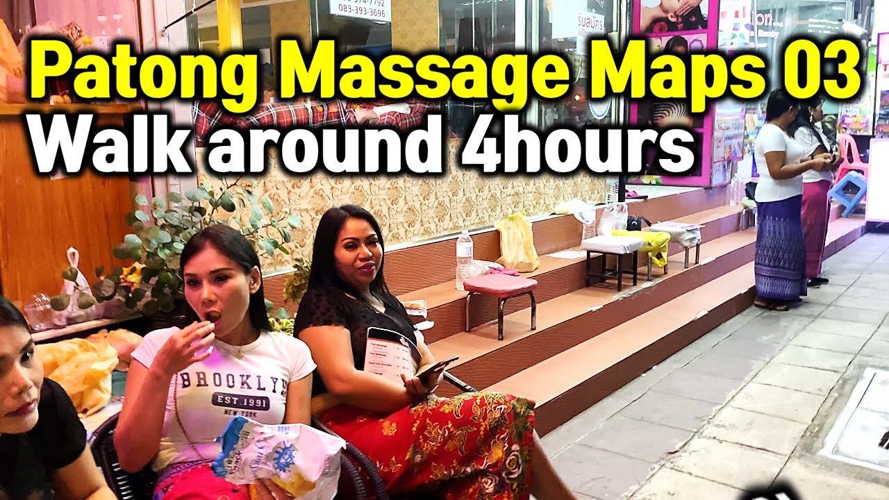 Patong Beach Massage Maps Part 3 Phuket Thailand Walking Street 2022 Youtube