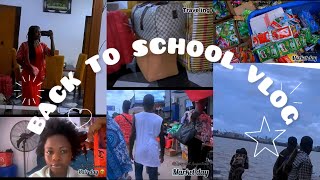 Back to school vlog 🎥 Get ready with me for university, market day,hair day etc 🤭