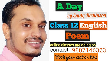 A Day by Emily Dickinson||Poem||Grade 12||English||Shyam Bikesh Mahato||