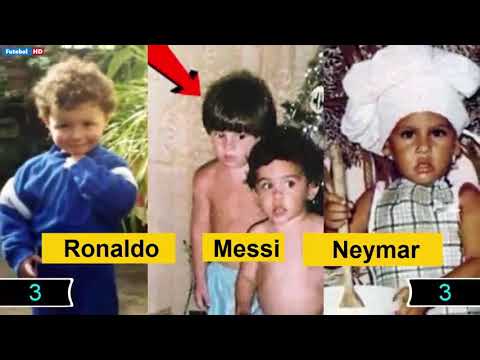 Christiano Ronaldo VS Messi VS Neymar Jr Transformation  From Kid&rsquo;s To Adults