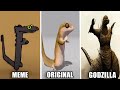 Toothless Dancing Original vs Meme vs Godzilla